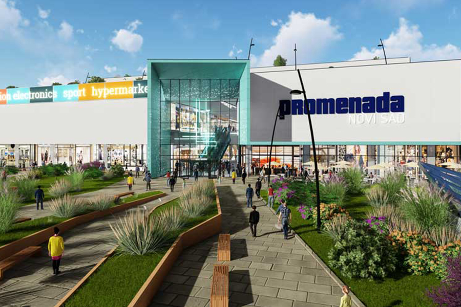 Promenade shopping mall carpark